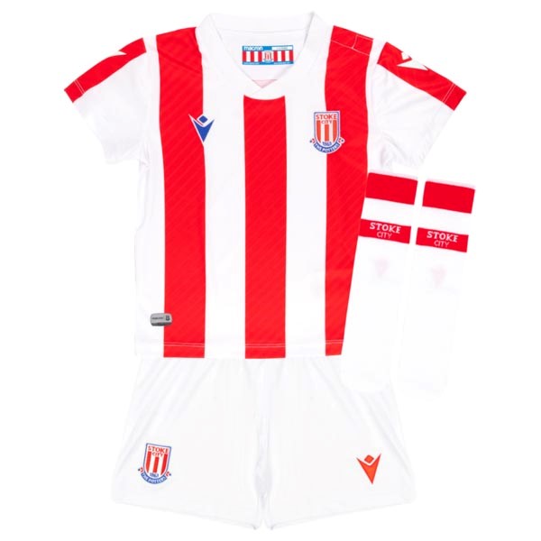 Camiseta Stoke City Replica Primera Ropa Niño 2021/22